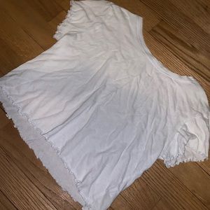 basic white tee